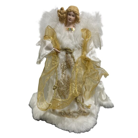 Angelic Angel Christmas Tree Topper Holiday Décor - Picture 1 of 7